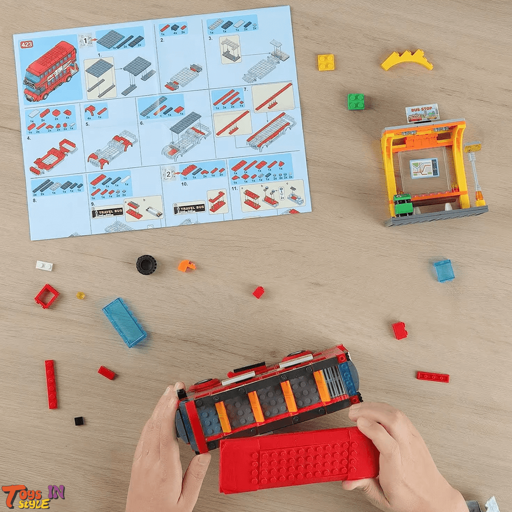 Creative Car Building Puzzle Blocks